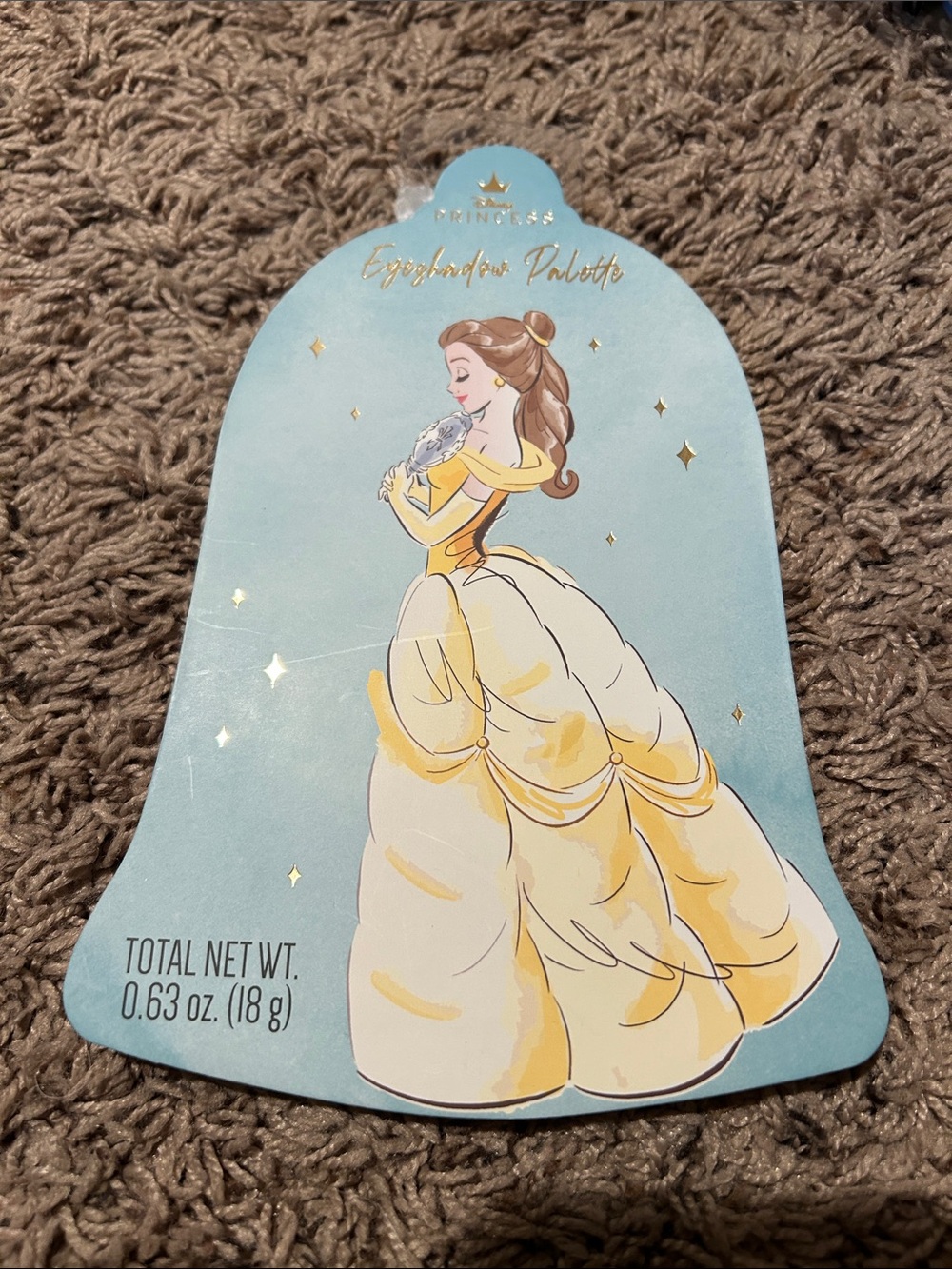 Disney Belle Makeup Palette with Yellow Gown Artwork